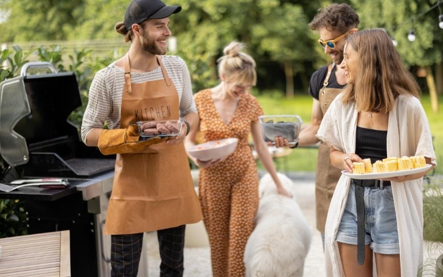 parrilla de barbacoa peligro para perros