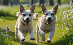 perros y gatos gemelos
